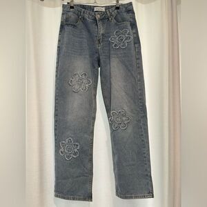 Angel Kiss- Flower Jeans